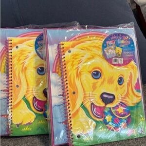 Brand new Lisa Frank Binder with Spiral Notebook & Folder